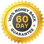 Money-back guarantee seal